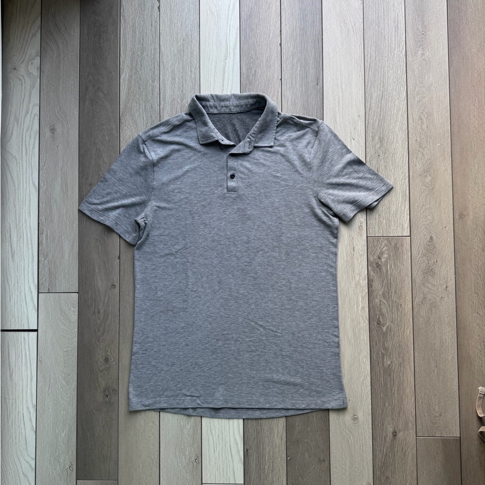Lululemon Gray Men's Polo Shirt